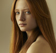 Strong beauty stare