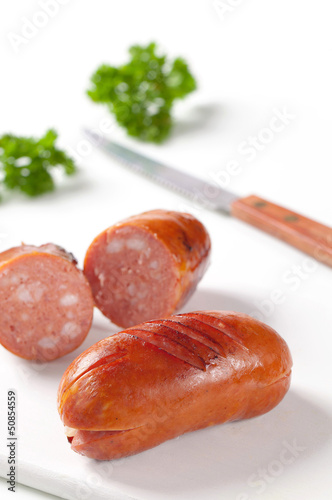 Photo: Roasted sausages Roasted sausages