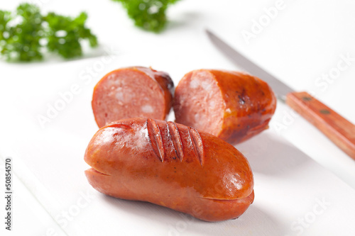 Photo: Roasted sausages Roasted sausages