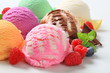 Assorted ice cream