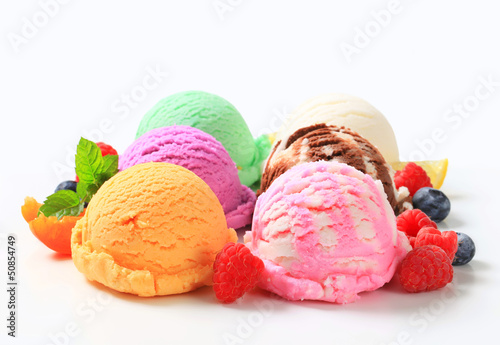 Photo: Assorted ice cream Assorted ice cream