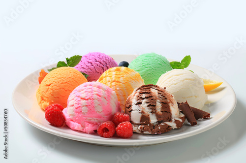 Photo: Assorted ice cream Assorted ice cream