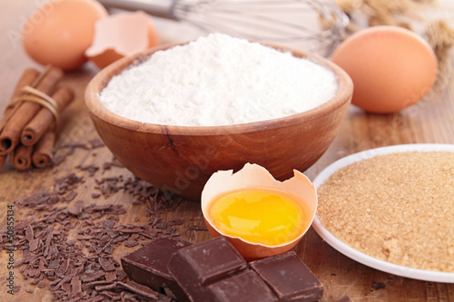 Photo: baking ingredients baking ingredients