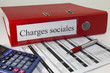 classeur, charges sociales