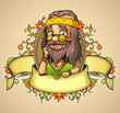 Label kindness hippie