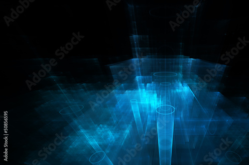 Illustration: Abstract business science or technology background Abstract business science or technology background