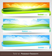 Set of summer banners