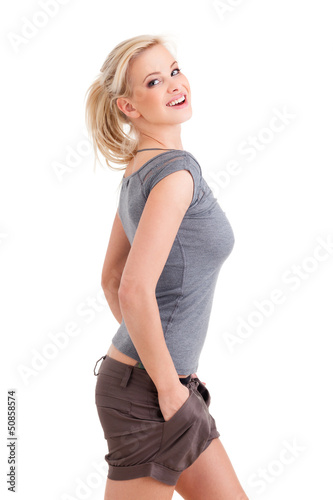 Photo: Blond smiling woman Blond smiling woman