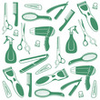 Barber Seamless Background