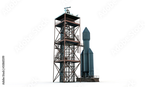 Illustration: space rocket space rocket