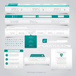 Web Design Navigation Set. Vec...