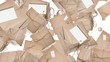 Falling Parcels as background video with Alpha