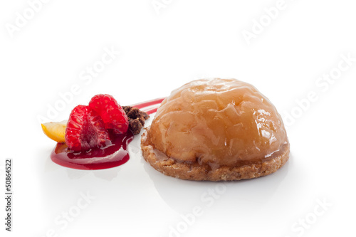 Photo: Apple pie served in a dish Apple pie served in a dish