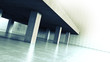 arquitectura de hormigón y columnas