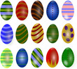 Vector: Easter Eggs Set Easter Eggs Set