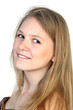 Portrait of  young smiling woman