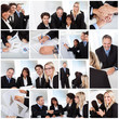 Set of various business images