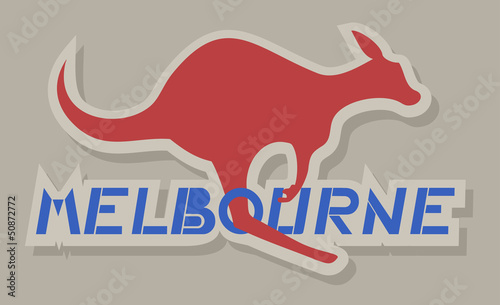Vector: Melbourne symbol Melbourne symbol