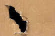 Photo: black hole in a cardboard background black hole in a cardboard background
