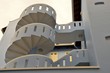 Cement spiral staircase and doors
