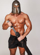 Barbarian with a grin on his face