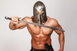 Predatory barbariant with his sword