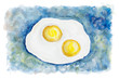 Heavenly flying fried eggs
