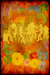 Retroplakat - Flower Power