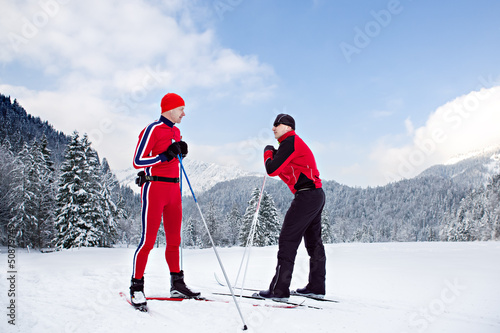Photo: cross-country skiing cross-country skiing