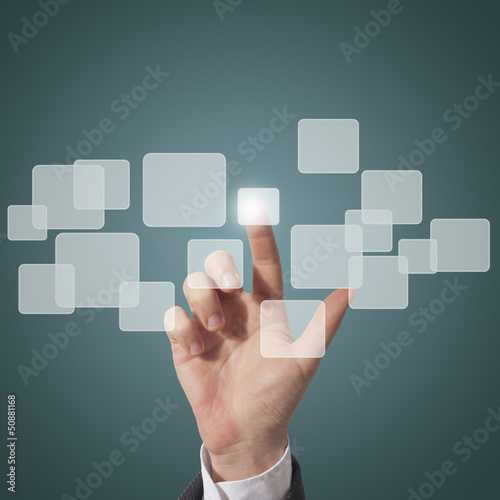 Photo: touch screen interface touch screen interface