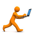Manikin Laptop Run