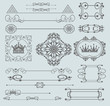 Vector set. Frame. Vintage Elements for your design.