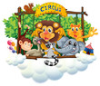 Different Animals At The Circus