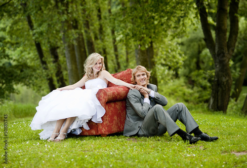 Photo: Beautiful wedding couple Beautiful wedding couple