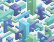 Vector: 3d block background 3d block background