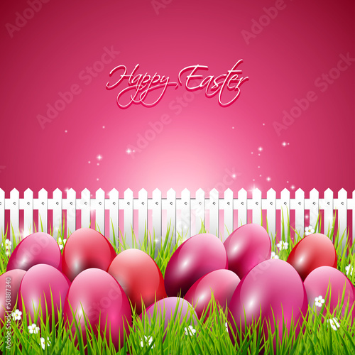 Vector: Sweet pink Easter background Sweet pink Easter background