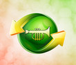 On behalf of the spring green icon