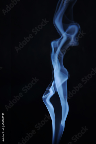 Photo: Fuming image of beautiful lady made of smoke Fuming image of beautiful lady made of smoke