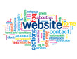 "WEBSITE" Tag Cloud (categories sections contact us faq home)