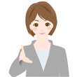 握手	女性　様々な表情　オフィスシーン