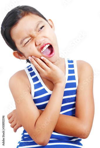 Photo: Girl With Toothache Girl With Toothache
