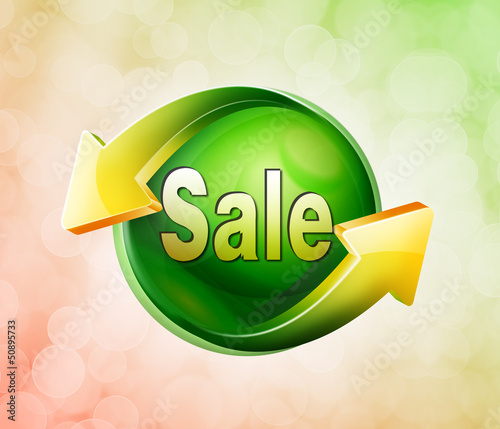 Illustration: On behalf of the spring green icon On behalf of the spring green icon