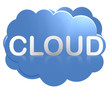 canvas print picture - Cloud Computing