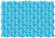 Vektor Illustration eines blauen Puzzels