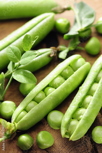 Photo: Fresh green peas Fresh green peas