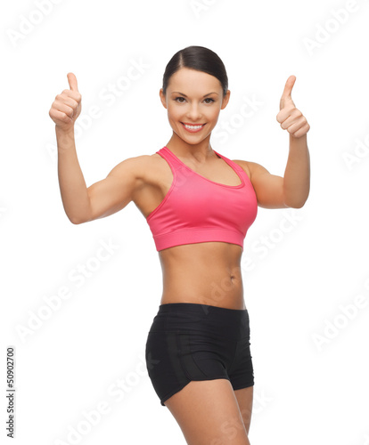 Photo: beautiful sporty woman beautiful sporty woman