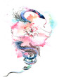 flower and snake