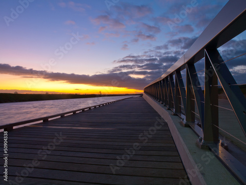 Photo: Foothpath during sunset Foothpath during sunset