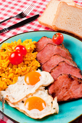 Photo: Eggs and ham Eggs and ham