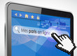 tablette tactile rechercher : mes paris en ligne